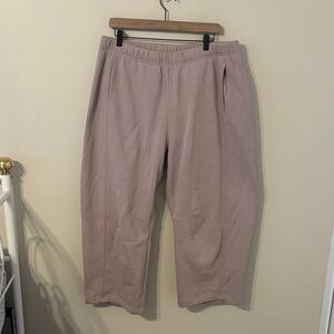 Daily Practice Wide Leg Cotton Blend Pants